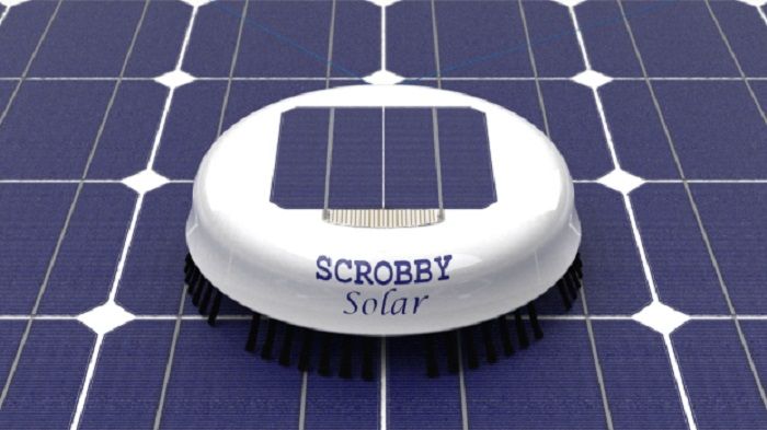 Scrobby, το αυτόνομο ρομπότ καθαρισμού φωτοβολταϊκών πάνελ